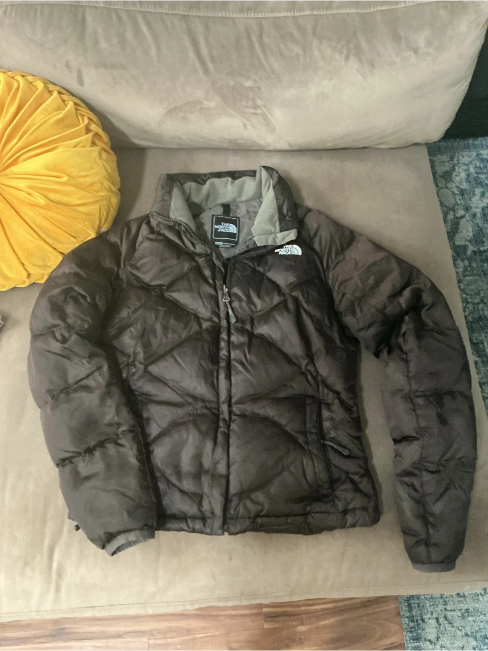 The North Face Kids' Brown Quilted Puffer Jacket